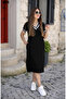-Trend-Women's Rib Detail Summer Dress - 3