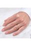 Steel Ring for Women and Men - 3mm Thin Curved Rose Color, for Lover, Spouse, Promise, Engagement Wedding Band Ring - 3