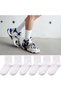 6 Pack Plain Colored Tennis Socks