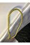 Silvery Green Rope All Types Pendant Inserted End Part Brass Lock Part Steel Necklace - 3