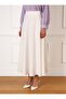 Classic Fabric Flounce Skirt - Off White - Refka - 2