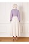 Classic Fabric Flounce Skirt - Off White - Refka - 4