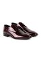 L3744 Patent Leather Men's Classic Shoes Claret Red - 3