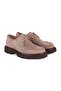 L4534 Suede Leather Men's Casual Shoes Taupe color - 4