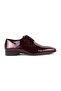 L3744 Patent Leather Men's Classic Shoes Claret Red - 2