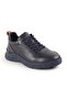 L4872 Casual Men's Leather Shoes Navy Blue