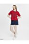 Cotton Short Sleeve Printed Women's Summer Pajama Set with Shorts - 5