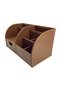 Organizer Efsun Drawers Leather Tan 27X15X15 cm Desktop Organizer - 4