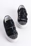 New Season Stoned Velcro Black Girls' Shoes, Orthopedic Girls' Casual Shoes 21-30 Illuminated - 3