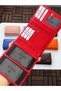 LOVELY MODEL GENUINE LEATHER MEDIUM SIZE WOMEN'S WALLET RED - 5