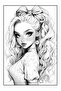 Anime Barbi Coloring Book (60 Super Coloring) - 3