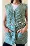Women's Knitwear Double Pocket Mother's Vest - 3