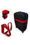 3 Premium Red Luggage Belts