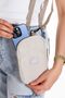 Women's Crinkle Fabric Water Resistant Cross Shoulder and Waist Bag Phone Bag - 4