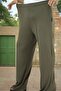 Elastic Waist, Full Lycra, Extra Large Size Cotton Pants - 5