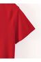 Good Vibes Printed Crewneck Cotton Regular Fit Red Women's T-Shirt - 3