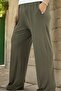 Elastic Waist, Full Lycra, Extra Large Size Cotton Pants - 4