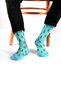 Pack of 6 Organic Cotton Seamless Men's Multi-Colored Patterned Socks - 7