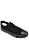 Charcoal Laced Women's Linen Casual Sports Flat Sole Sneaker 35222 - 5