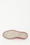 White Fuchsia Laced Women's Daily Sports Flat Sole Linen Sneaker 35233 - 7