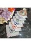 Papillon Cocktail and Coffee Side Serving Napkin with Stain Resistant Features, 6 Pieces and Colorful - 7