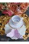 Lilac Colored 3D Cocktail and Coffee Side Serving Napkin - 1 Piece - 6