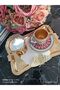 3D Cocktail and Coffee Side Serving Napkin 2 Pieces Gold Colored - 2
