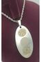 Women Men Steel Necklace - Triple Miracle Hz.Seal of the Divine, Flower of Life V Sri Yantra - 3