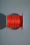 1 mm 50 Meter Neon Orange Parachute Cord Macramé Bracelet Cord Necklace Jewelry Design Cord - 6