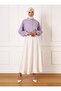 Classic Fabric Flounce Skirt - Off White - Refka - 5