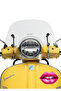 pink lip pink lip Sticker Motor, Helmet, Laptop, Car Sticker 13x10 cm - 2