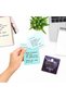 Vuki Cube Memo Pad Glittery Watery 6.3 X 6.3 cm Neon Patterned Watery and Glittery Cube Memo Pad - 5