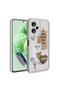 Xiaomi Redmi Note 12 5g Compatible Case Camera Protected Printed Back Surface Classy Cover - 4