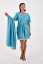 Muslin Kimono and Muslin Peshtemal Set - Rhodes