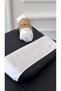 Set of 2 White Hair Band and 30x30 Cm Towel - 100% Cotton Curl Sports Makeup Bandana Skin Care - 6