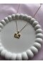 Women's Minimalist Gold Letter Necklace - 2
