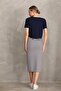 Short Sleeve Striped Ribbed Camisole Maternity and Maternity T-Shirt Dress Set - 4