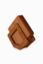 Triangle Coaster Set and Stand - Cherry - Four Coasters - 2