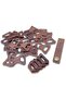 Genuine Leather Men's Bracelet, DIY Adjustable Puzzle Bracelet, Women's Unisex Bracelet, 1 Piece - 4
