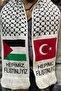 Quality Palestine And Turkish Flag Shawl Scarf 100x20 Shawl2330 - 2