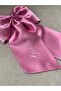 Bridesmaid Printed Bow Satin Bridal Ribbon with Automatic Buckled - For Bride, Bridesmaid, Bride To Be Party - 4