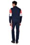طقم بدلة رياضية للرجال باللون الأزرق الداكن - Sou-Sweatsuit Navy/Multi - 2