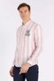 Men's Red Shirt - Utah Hot Coral Striped - 3