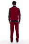 طقم بدلة رياضية للرجال باللون الأحمر الداكن - Las Dark Red - 2