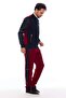 طقم بدلة رياضية للرجال باللون الأحمر الداكن - Las Dark Red - 4