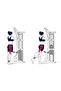 Ankle Straps Fitness Ankle Weight Training Belt Cable Kickback Wrist Apparatus Right/Left Set - 8