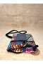 Colorful Lines Digital Print Crossbody Bag - 5