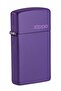 Purple Matte Slim Çakmak