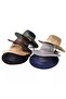 Snap Buttoned Hiking and Hunting Panama Hat (With Mesh) (Unisex) (Navy Blue) - 5