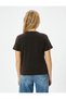 4sak50129ek 532 Brown Women's Cotton T-shirt - 4